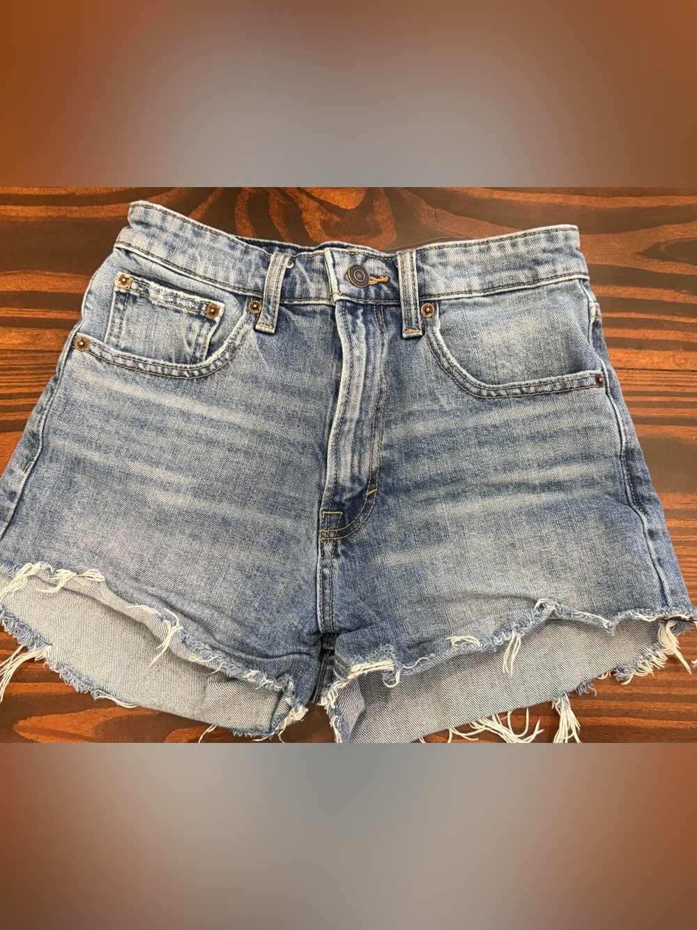 Lucky Brand Blue Washed Denim Shorts